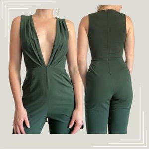Green jumpsuit
